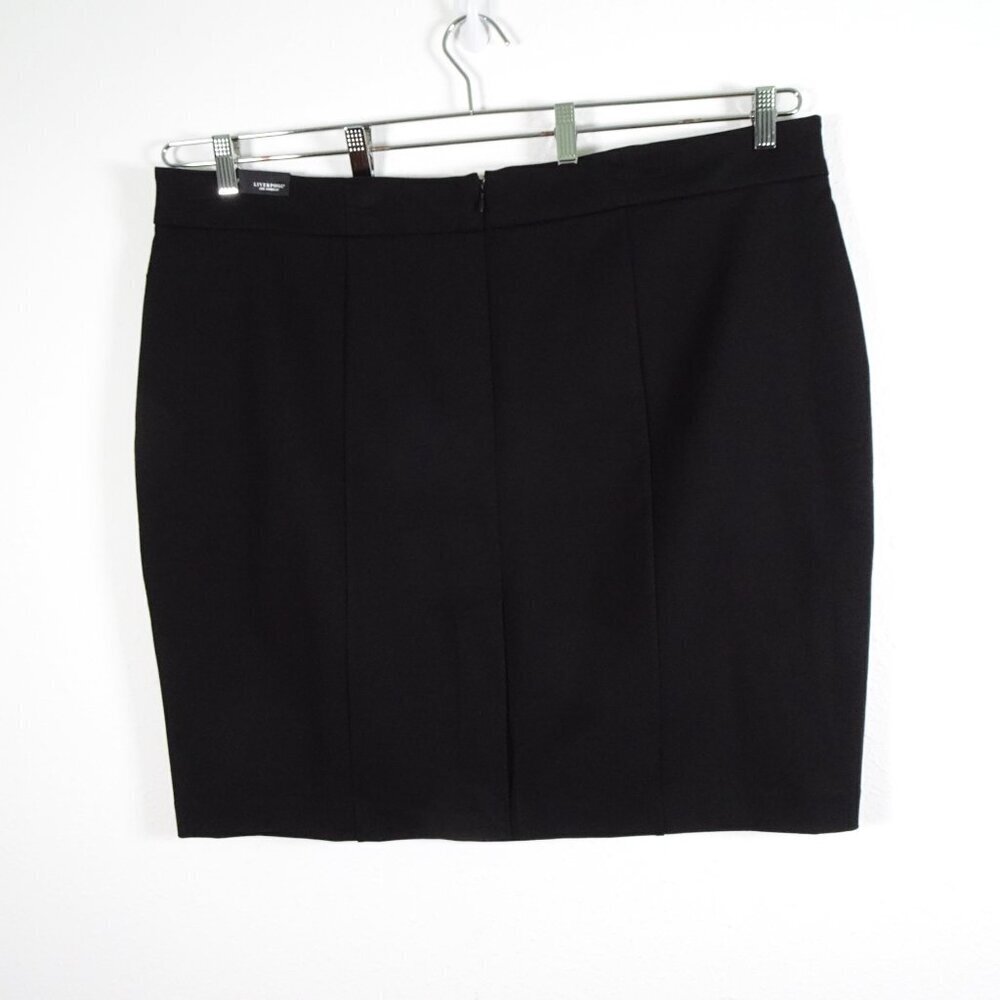 Liverpool Pencil Skirt Women's Plus Size 24W Black Short Capsule Wardrobe - Picture 5 of 12